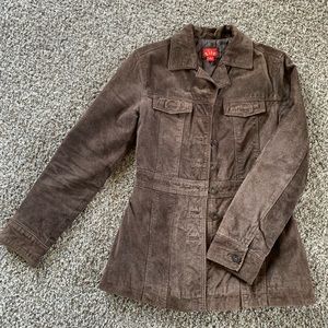 SMALL TILT BROWN LEATHER JACKET